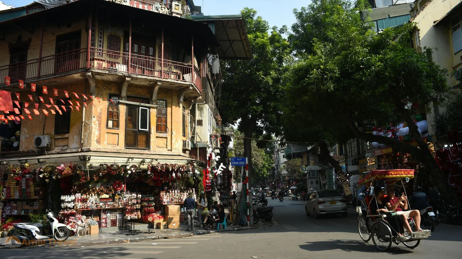 Hanoi Old Quarter October autumn season cool weather blue skies northern Vietnam best travel month