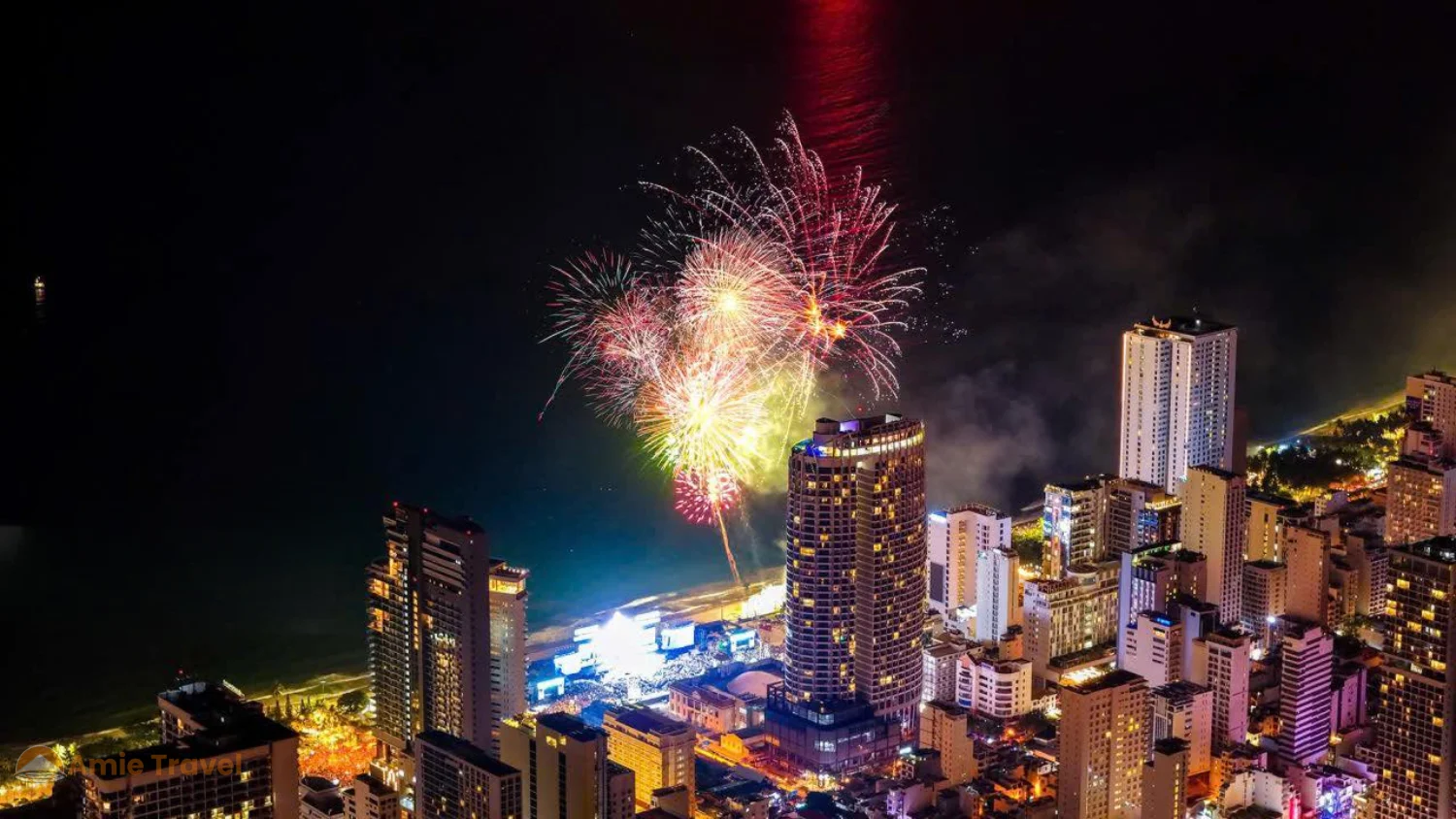 Nha Trang coastal promenade festival atmosphere Tran Phu summer event city lights
